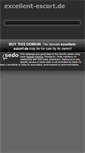 Mobile Screenshot of excellent-escort.de